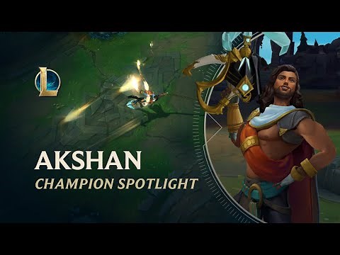 Akshan Champion Spotlight | Gameplay - League of Legends