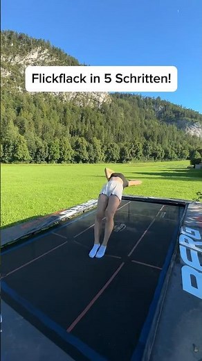 FLICK FLACK TUTORIAL!!😳😳 #tutorial #flickflack #trampoline #learn #somersault #5steps