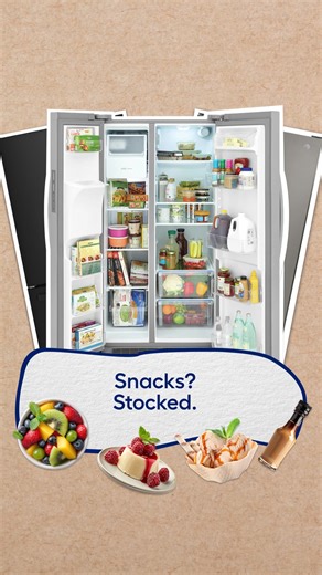 Snack stash secure. Leftovers, packed. Meal prep, done! Shop refrigerators from top brands and get Next Day Delivery on hundreds of appliances. Valid on eligible in-stock orders. Order by 4 p.m. Available Mon – Sat; subject to availability Fees, exclusions & restrictions apply. See Lowes.com/delivery for more details. | Lowe's Home Improvement