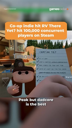 3.1K views · 19 reactions | Co-op indie hit RV There Yet? hit 100,000 concurrent players on Steam  #indiegame #pcgaming #steam | GamesRadar+ | Facebook