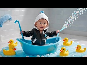 Bath Time with Bubbles | Fun Bath Routine Song for Kids | English