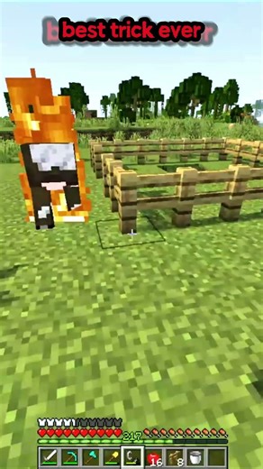 This Minecraft Trick Is INSANE ☠#minecraft #minecraftshorts #shorts