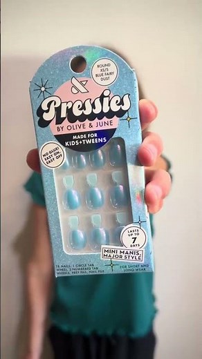 Introducing Pressies! Press-Ons for kids & tweens! Available now at oliveandjune.com