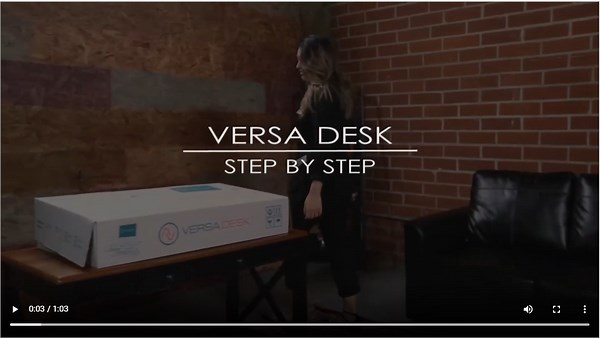 Watch How to Assemble Versadesk standing desk converter on Amazon Live