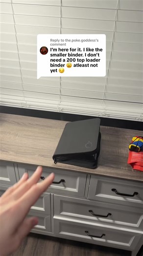 Compact Mini Top Loader Binder for Card Collectors