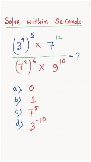 Solve This Exponent Puzzle in Seconds 😱 | Only Genius Can Answer 🔥