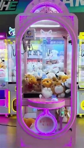 Pink Princess Claw Machine – Romantic Transparent Glow & Queen Crown! #ClawMachine #PinkClaw