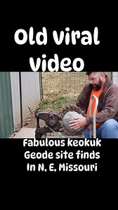 #fabulouskeokukgeode #geodecracking #geode #mining #quartz #missouri #viral #water #shale #missouri #crystals | KeokukGeodes