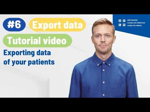 EN | HIP Software – 06 – Export Patient Data in HIP (Caisse des Médecins)