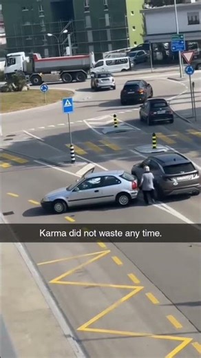 Karma did not waste any time
