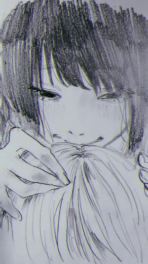 好きすぎておかしくなっちゃった女の子#百合#イラスト#アナログイラスト #お絵描き#絵