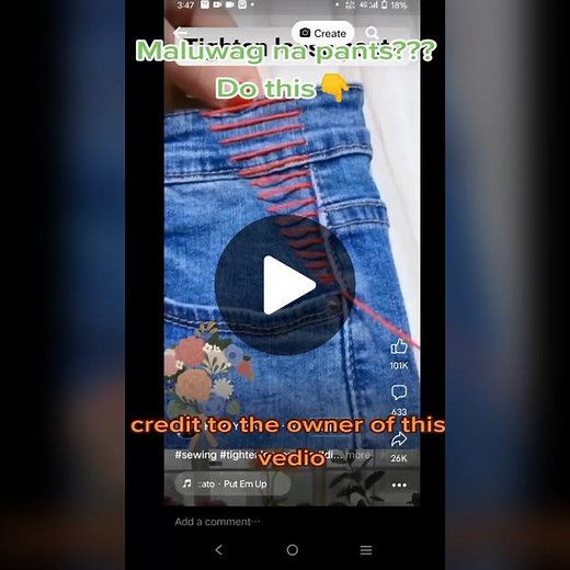 Easy Sewing Hacks for Loose Pants | How to Sew Loose Pants