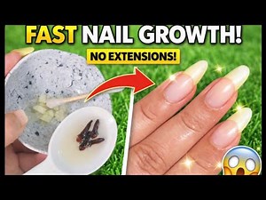 How to Grow Long Nails Fast 💅 | 7 Day Nail Growth Challenge | Nail Growth Remedy at Home 🏡 #nails