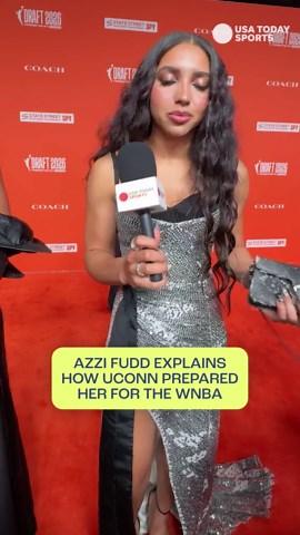 Azzi Fudd explains how UConn helped prepare her for playing in the WNBA