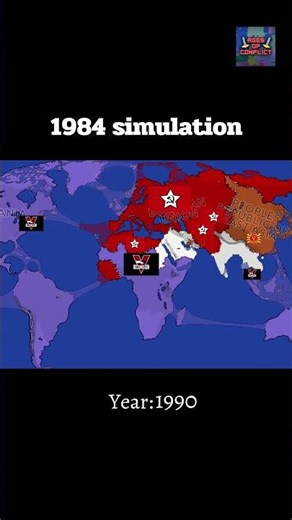 1984 simulation in Ages of Conflicts #agesofconflict #ww3 #warsimulation #trump