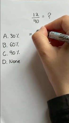 🧠 Can You Solve This Percentage Problem? 🤯