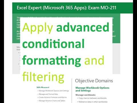 Apply Advanced Conditional Formatting and Filtering - Manage and Format Data