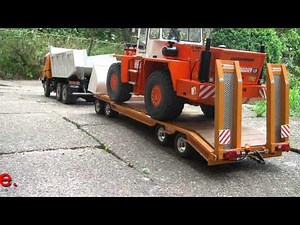 Feststellbremse an Anhänge Tieflader