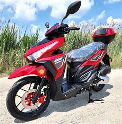 200cc 4 Stroke EFI Gas Moped Scooter W/ LED Lights - Zinger 200