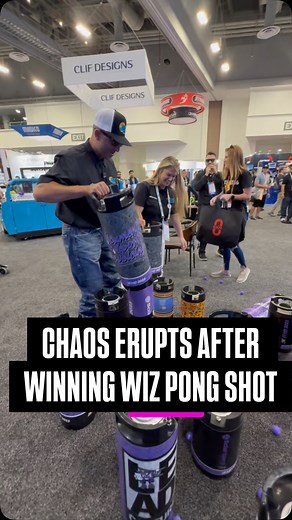 6.4K views · 3 comments | SUNK the Shot as CHAOS erupts at the WIZ Pong Game battling it out for a prized Kegs at the @solargardwindowfilm booth WIZ PONG is a game powered by @tintwizapp — a business management software for professionals. Run your business on the go, from anywhere in the world on your phone or on your PC. Tint Wiz — IT’S THE APP! #competition #challenge #battle #contest #sema #beerpong #game | Texas Squeegee | Facebook
