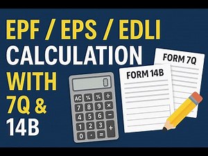 EPF Calculation Full Tutorial | 7Q & 14B Interest + Penalty Complete Guide 2025 With Tool #Epf #epfo