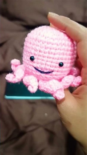 Create Your Own Cute Mini Octopus #shortsfeed #crochet #amigurumi #handmade #short #diy #axolotl