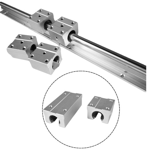 High Precision SBR20 Linear Rail Guide Cylindrical Linear Guide Rail with Bearing Blocks for Industrial Automation Systems