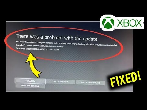 There was a problem with the update | How to fix Xbox Error 0x88050033 | Xbox One & Series X/S