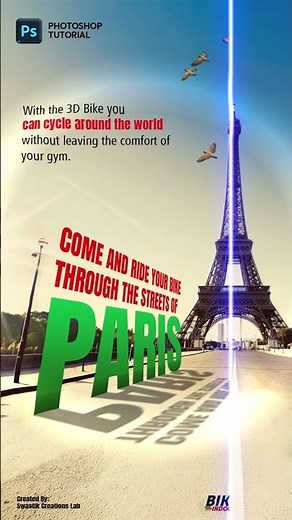 Turning an Idea Into a PARIS Poster in Photoshop! ⚡