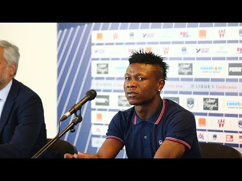 Samuel Kalu présenté à la presse