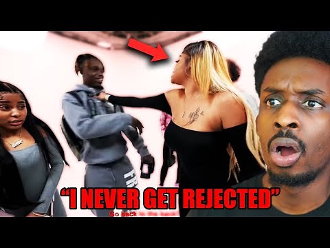 Girl gets REJECTED by every guy in the room and FLIPS OUT!