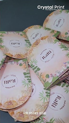 Customized Wedding Card Printing | Luxury Invitations by Crystal Print