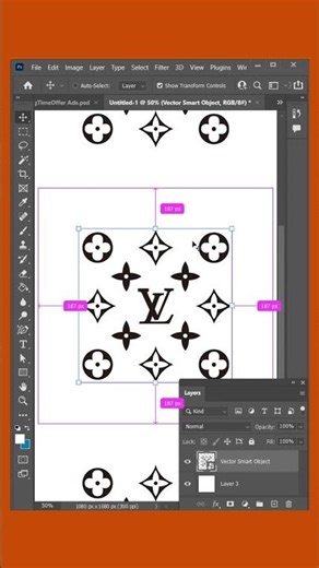 How to create patterns in Photoshop #photoshop #photoshoptutorial #adobephotoshop #howto #shorts