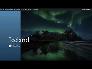 Wordpress Advanced Animation