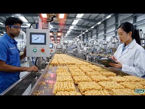 The secret behind instant noodles | Wheat to Noodles(full process documentry)