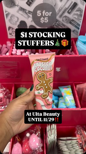 RUN‼️😍 Ulta Beauty’s $5 for 5 stocking stuffers are back until 11/29!🤩🎄Comment “Ulta” for link 🔗💗 #ultabeauty #christmas #stockingstuffers #blackfriday #stockingstufferideas @ultabeauty | Saving With Nia