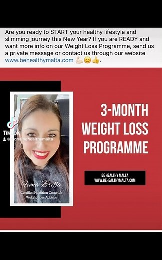 Tixtieq tonqos? Tixtieq aktar tagħrif dwar il-programm ta’ telf ta’ piż tagħna? Tixtieq tibda? - Ikkuntatjani fuq Facebook: Be Healthy Malta 綾 jew fuq is-sit www.behealthymalta.com . | Be Healthy Malta | Facebook