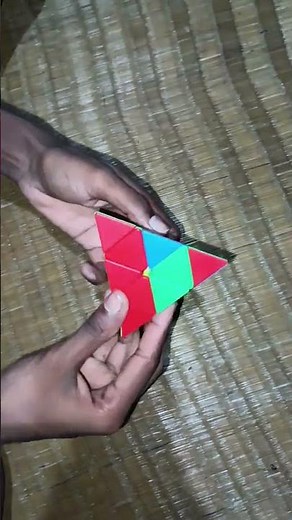 pyramid Rubik's Cube solve