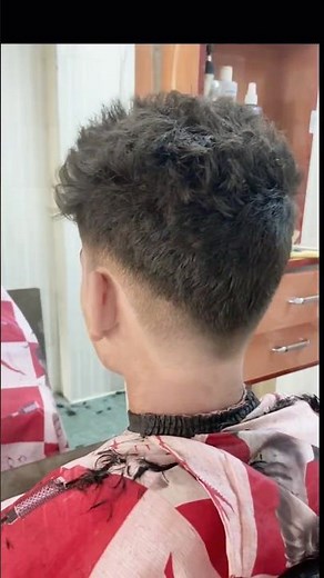 Curly Low Fade Haircut ✂️ Messy Textured Crop for Boys #shorts #CurlyHair #LowFade #TexturedCrop