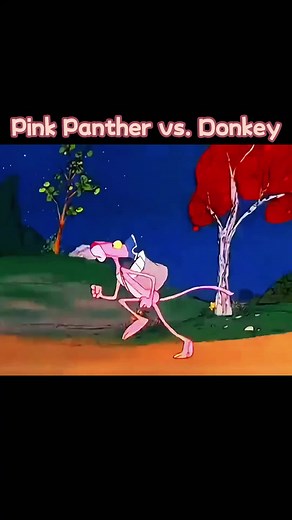 Pink Panther Chase: Animated Fun with Donkey