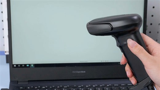 得力扫码枪 AA101-D 收银医保支付条码扫描器 药品追溯物流快递商品一维屏幕码扫描枪