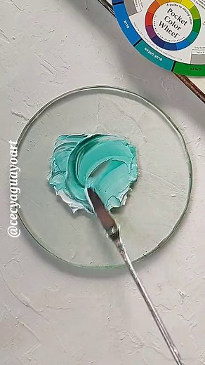 Cómo lograr un verde agua increíble en pintura