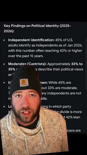 For moderates and centrists.