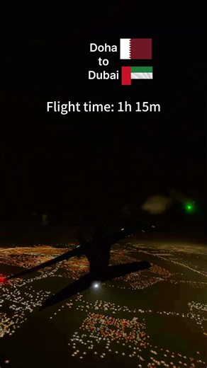 Doha to Dubai #msfs2020 #msfs2024