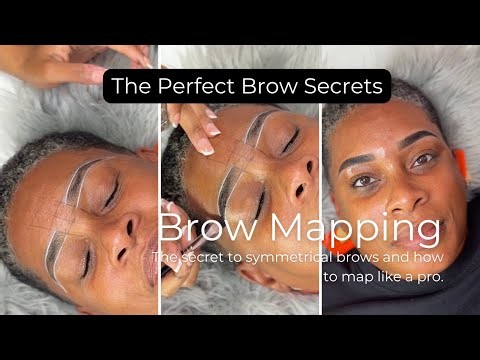 Brow Mapping For Beginners | Step-by-Step Brow Mapping Tutorial✨