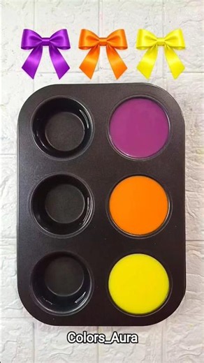 Fuchsia Pink, Vivid Orange & electric yellow #satisfying #colormixing #art #paintmixing #relaxing