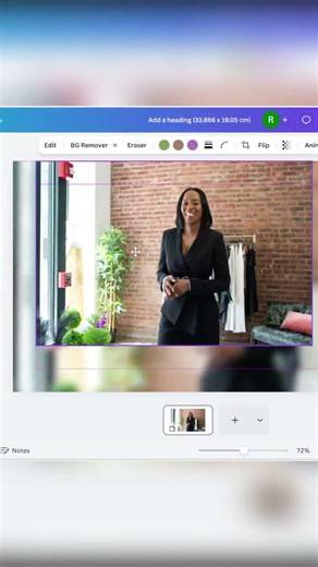 Create a Blurred Background Effect Easily in Canva #CanvaTips #PhotoEditing #GraphicDesign