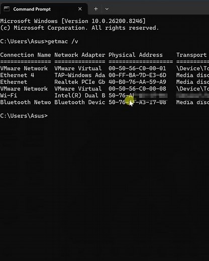 CMD Hacks | Find Your MAC Address Using CMD 😲 | | CMD Command for Advanced Users