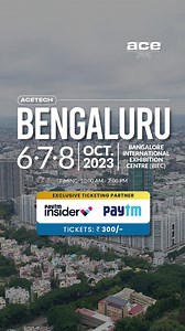 ACETECH Bengaluru 2023: Design the Future! 🌟 | Acetech Exhibition