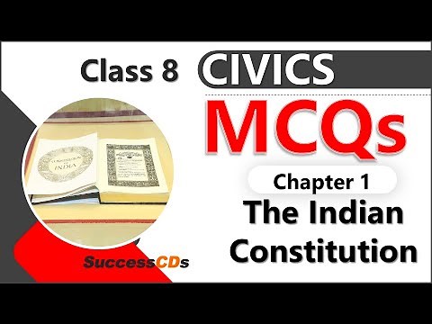 CBSE Class 8 Civics Chapter 1 The Indian Constitution Important MCQs | The Indian Constitution MCQs